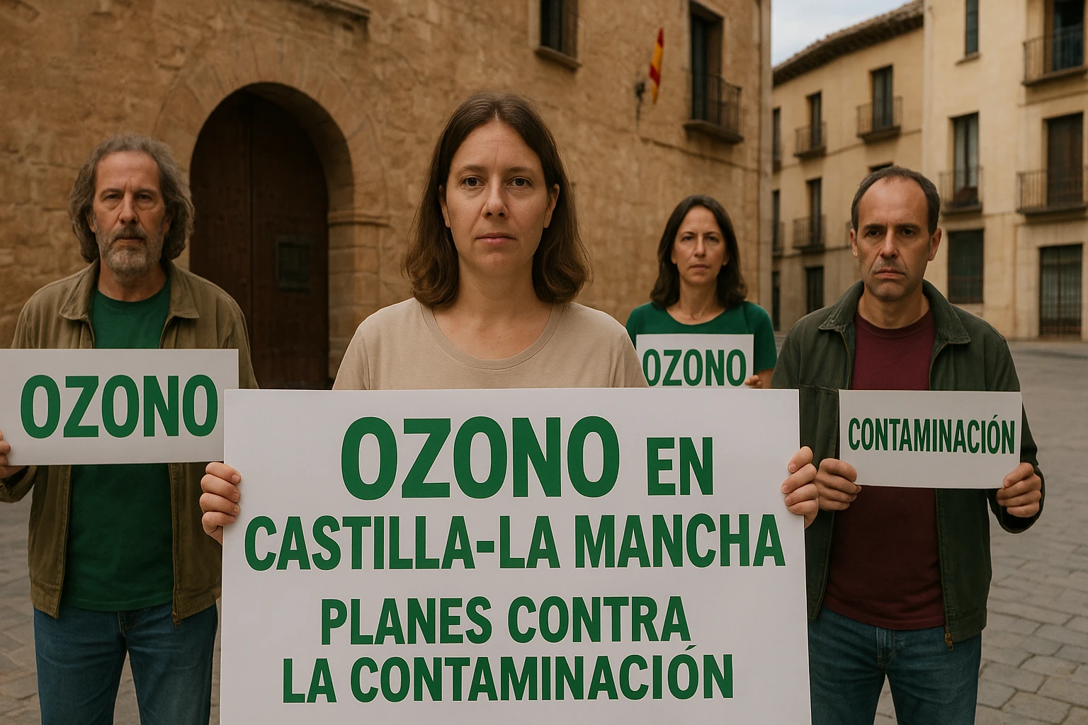Ilustración de la noticia: Ecologistas en Acción denuncia el impacto del ozono en Castilla-La Mancha y exige planes contra la contaminación