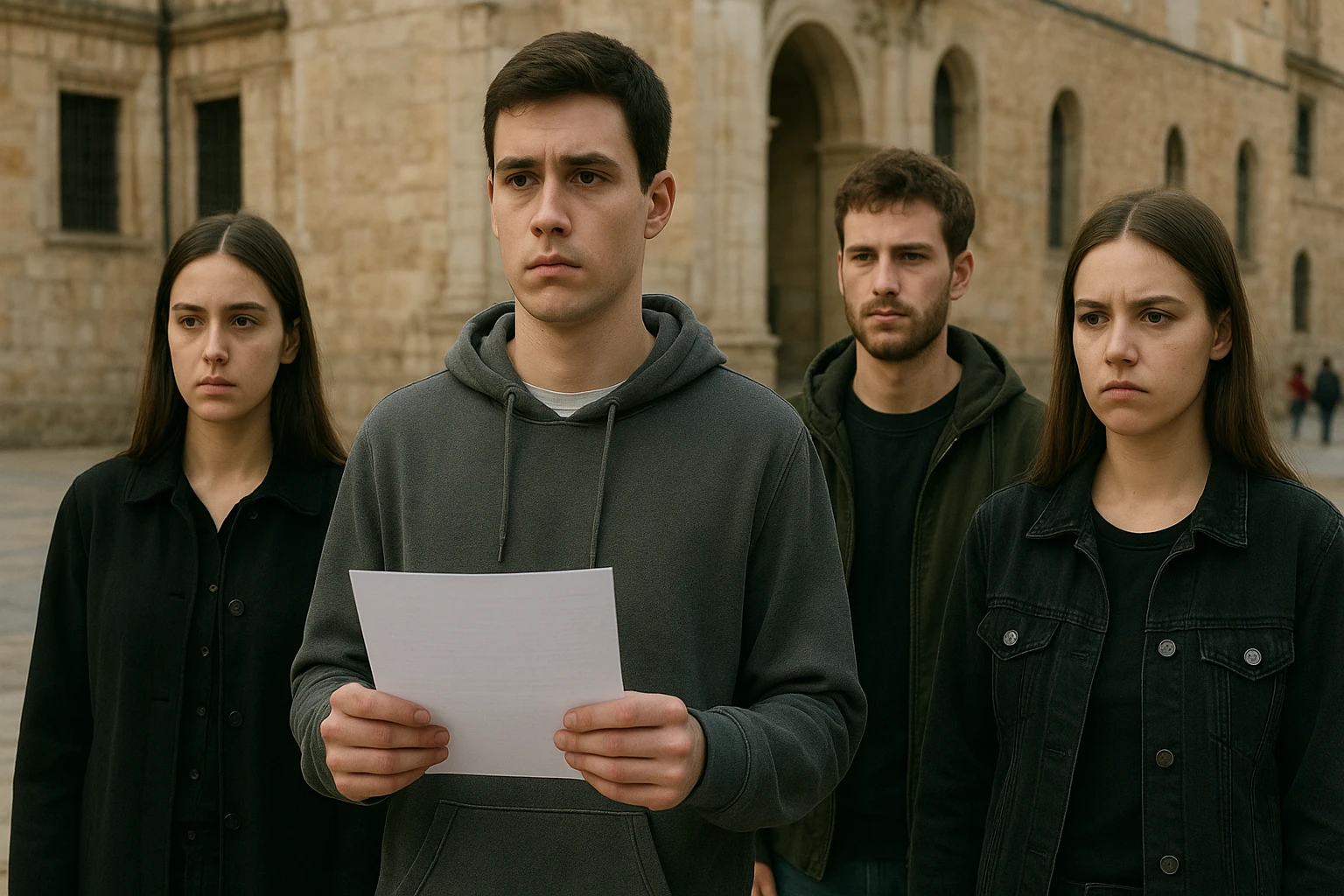 Ilustración de la noticia: Jóvenes falsamente acusados en Burgos denuncian daño por difusión de bulos de extrema derecha