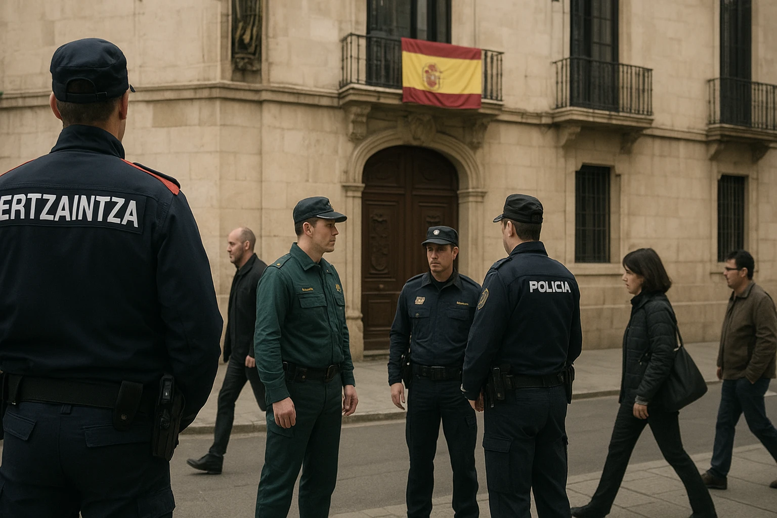 Ilustración de la noticia: La Ertzaintza omite informar a Policía y Guardia Civil sobre datos de sus agentes hallados en agendas de radicales vascos y disidente del IRA