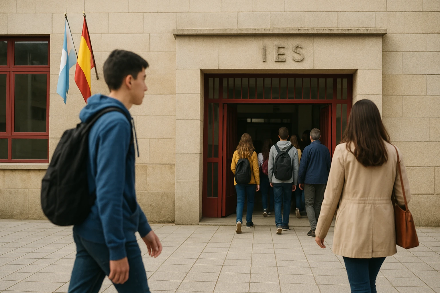 Ilustración de la noticia: Los institutos gallegos podrán intercambiar asignaturas entre gallego y castellano en el mismo curso