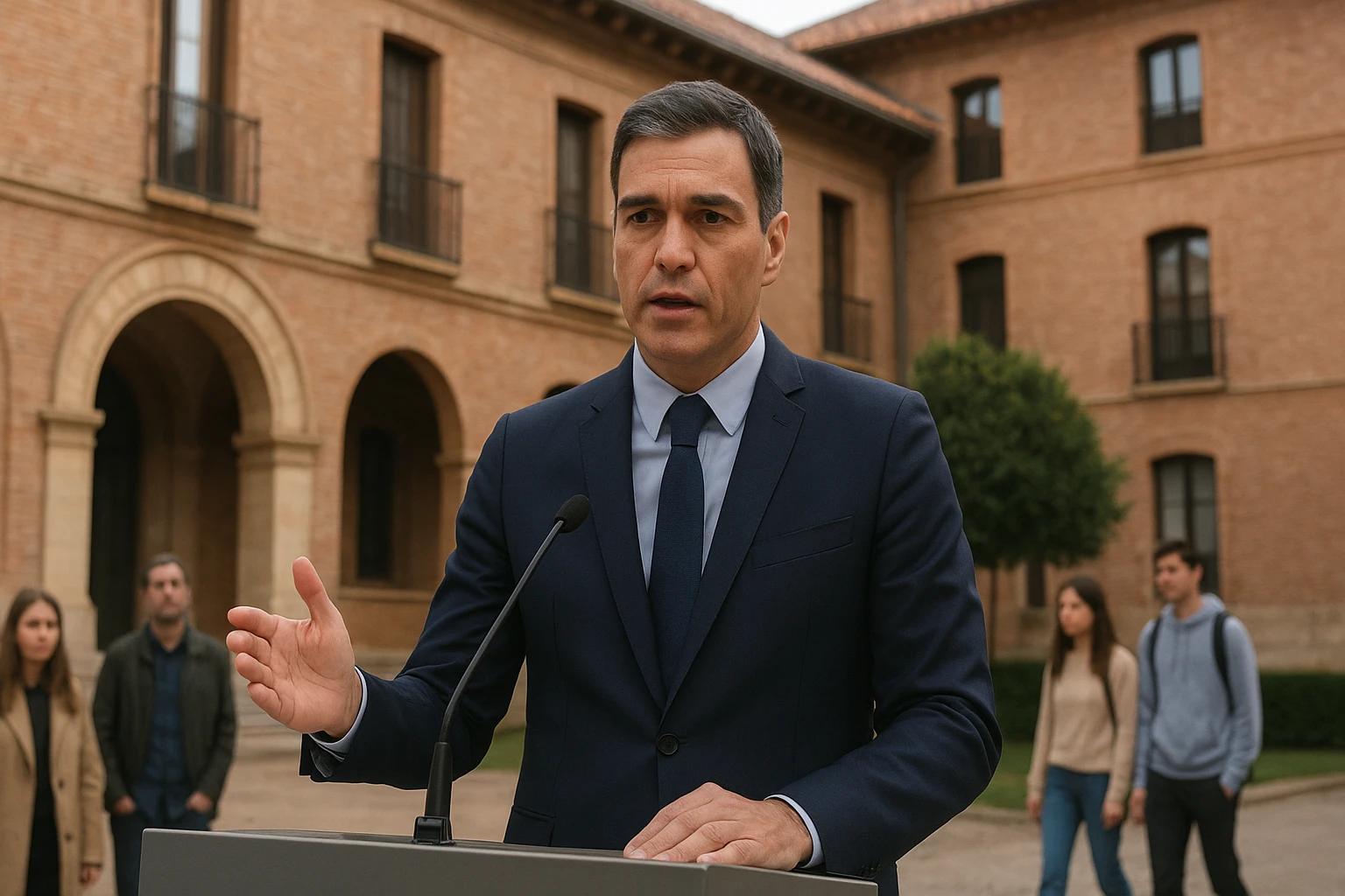 Ilustración de la noticia: Sánchez anuncia 45 millones para crear 2.000 plazas públicas en residencias universitarias de España