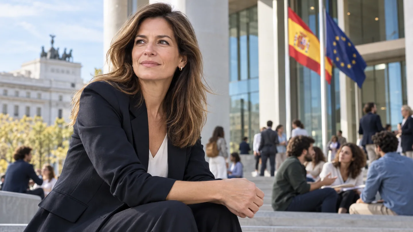 Ilustración editorial de Isabel Díaz Ayuso y la libertad: del discurso a las oportunidades reales