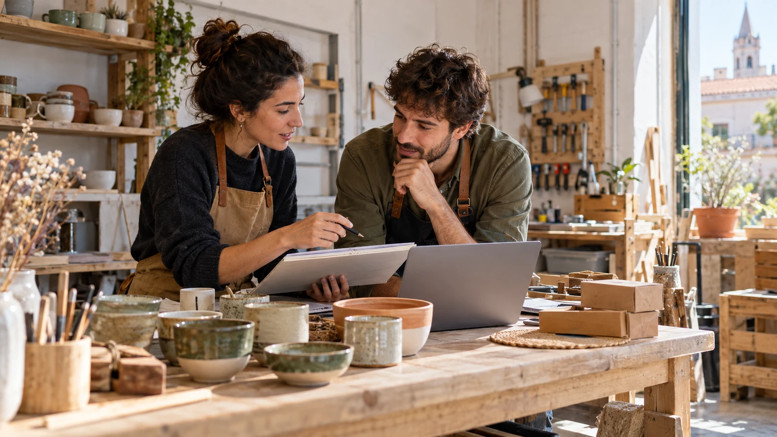Fotografía editorial ilustrativa sobre emprendimiento y microempresas