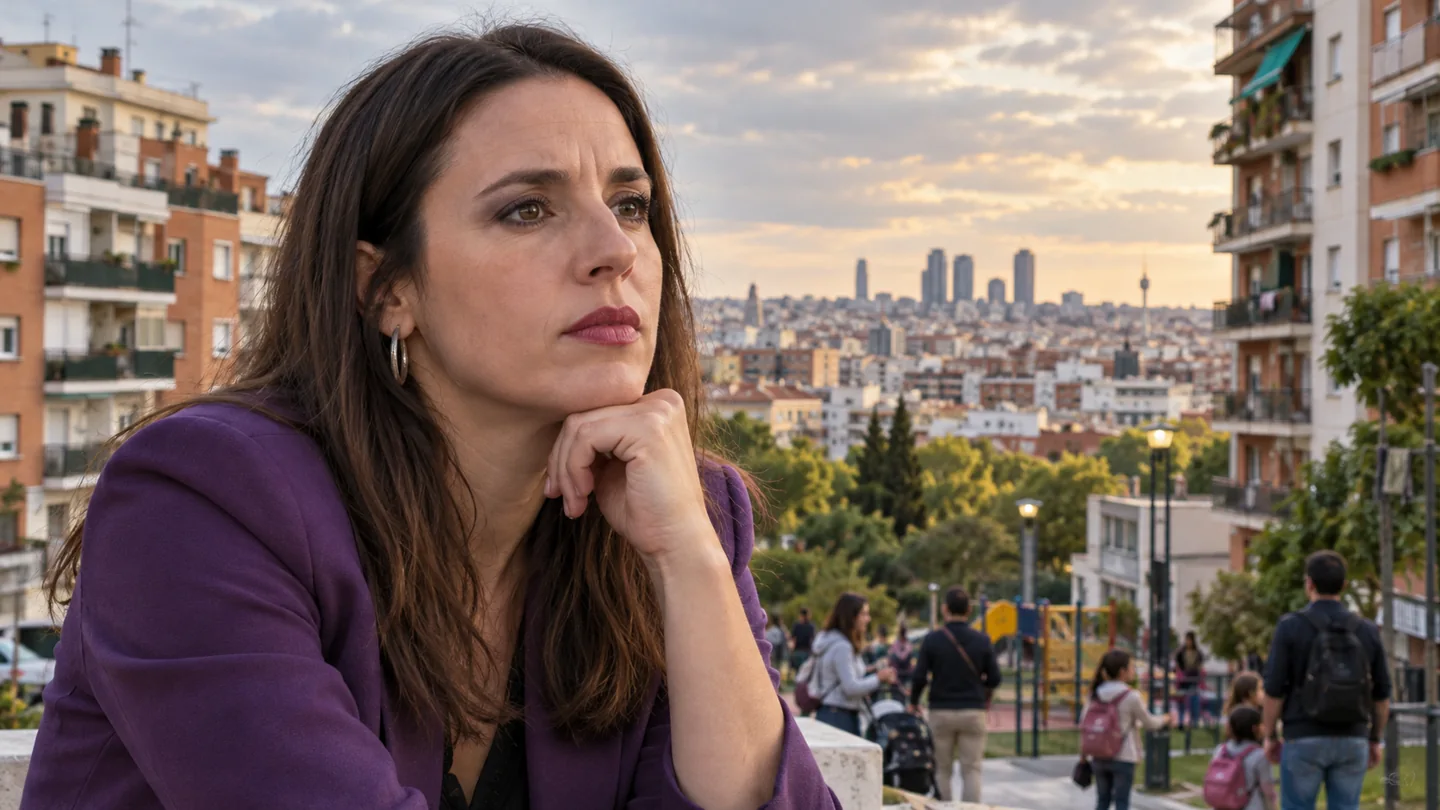 Ilustración editorial de Podemos e Irene Montero: mi reflexión sobre vivienda, riqueza y justicia social
